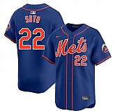 Men's New York Mets #22 Juan Soto Royal 2024 Alternate Limited Stitched Jersey Dzhi,baseball caps,new era cap wholesale,wholesale hats